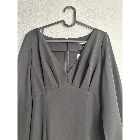 Elagia Women's Black Long Formal Dress Size S Long Sleeve - Picture 3 of 14